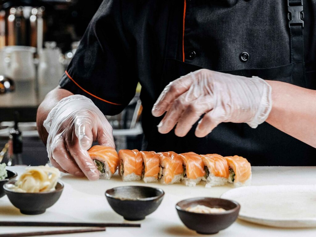 The art of sushi making being celebrated in different countries such as Singapore.