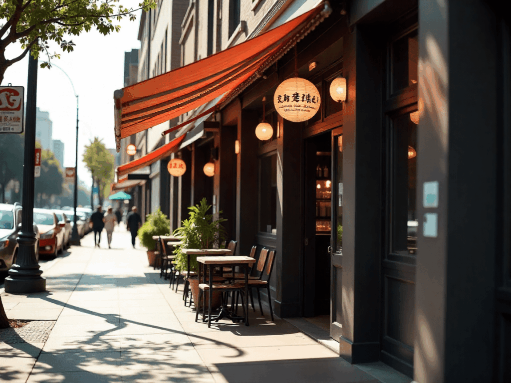 A Japanese culinary influence that made its way to the west, a sushi restaurant in Los Angeles.