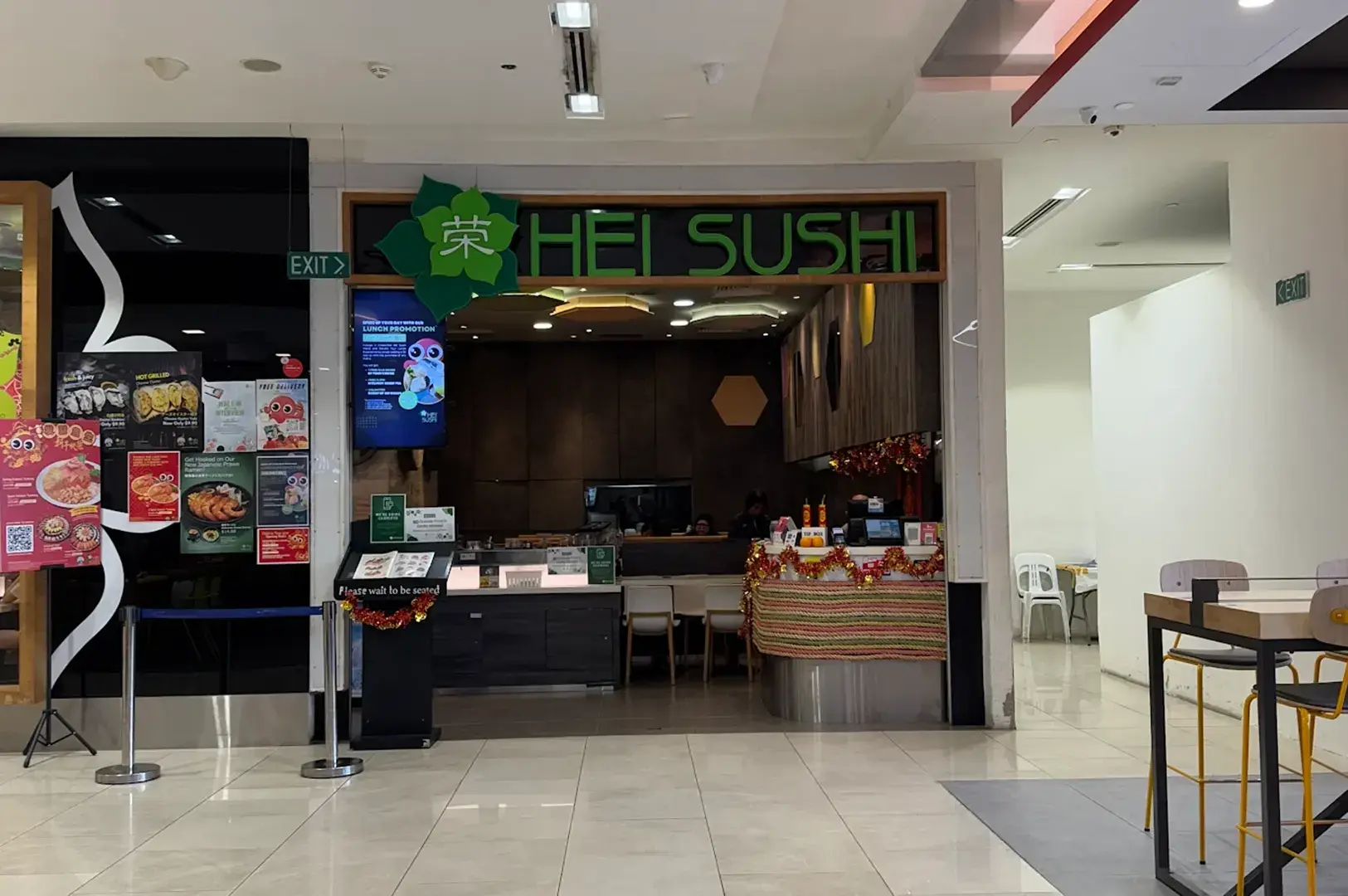 Hei Sushi entrance, Singapore